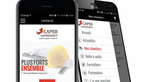 La Capeb Rhône lance une nouvelle application mobile