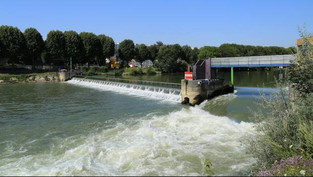 VNF rénove le barrage de Joinville-le-Pont