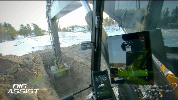 Topcon s'intègre au Dig Assist de Volvo CE