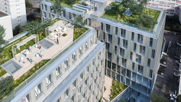 Spie batignolles construira l'ensemble immobilier Flow à Montrouge