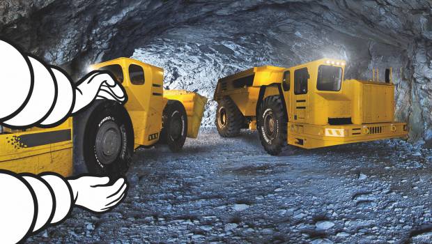 Michelin : des pneus pour les mines souterraines