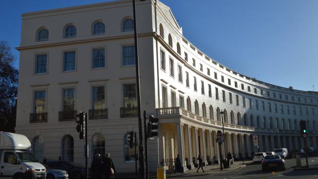 Le Regent's Crescent de Londres en rénovation