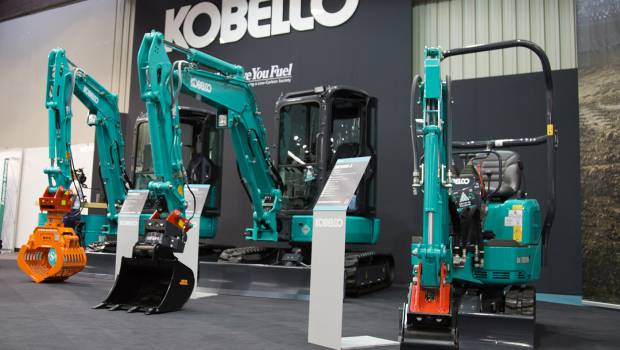Kobelco s’apprête à dévoiler de nouvelles mini et midi-pelles