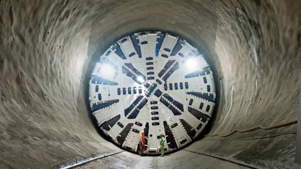 Un tunnelier Herrenknecht achève le creusement du Filder Tunnel