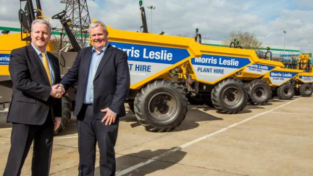 200 mini-dumpers Mecalac rejoindront bientôt la flotte Morris Leslie