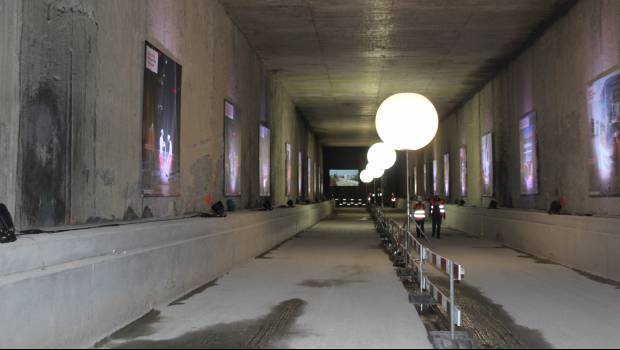 Jonction des rails du CEVA