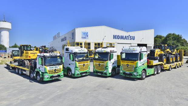 Trans'5000 : un Arocs pour transporter les engins de chantier