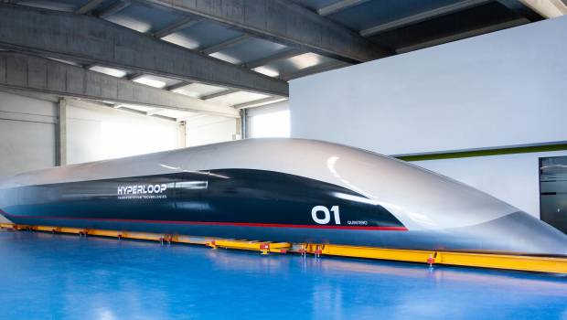 Hyperloop présente sa capsule de passagers à taille réelle