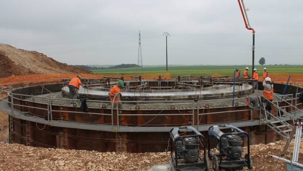 Du béton Cemex pour les éoliennes de la Nièvre