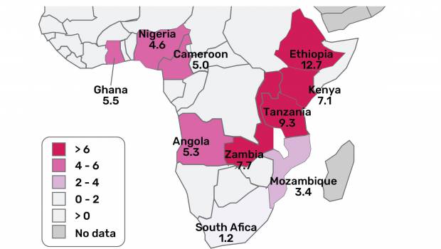 Construction : l'Afrique subsaharienne galope en tête