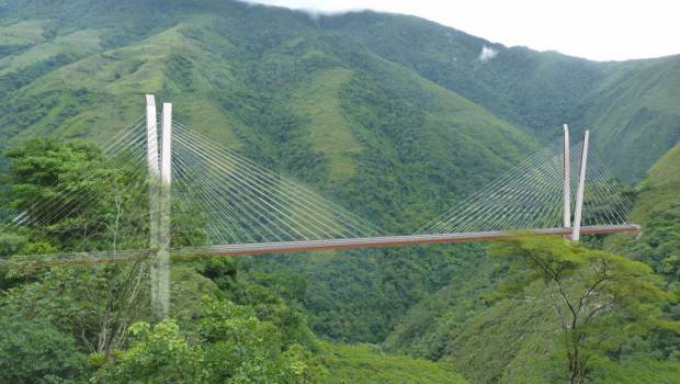 Eiffage construira le pont haubané de Chirajara en Colombie