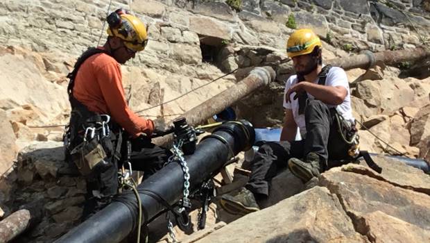 Avec Saint Gobain PAM, le Mont Saint Michel étanche sa soif