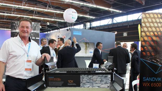 Sandvik dévoile une grille de criblage en caoutchouc sur la SIM