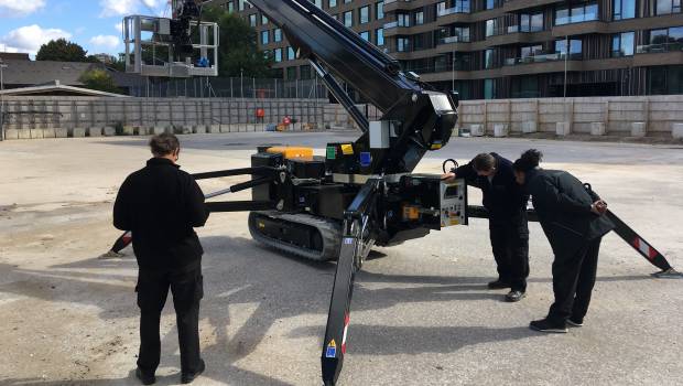 Une araignée Palazzani hybride pour le Television Centre de Londres