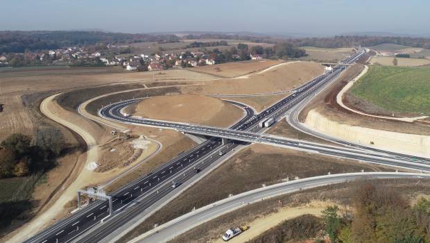 À Sévenans, la première phase de travaux s'achève sur l'A36