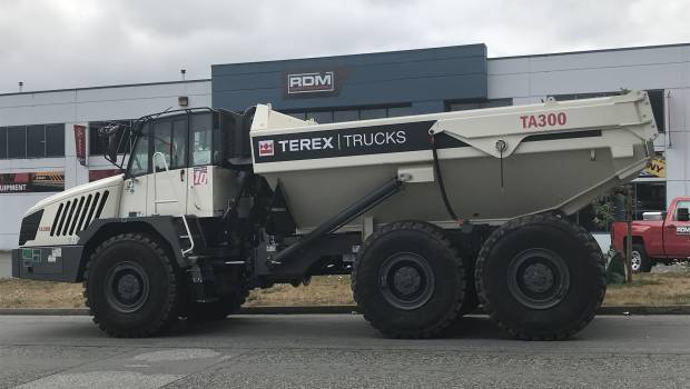 Un concessionnaire Terex Trucks en Colombie-Britannique