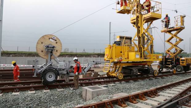 Colas Rail incontournable sur le métro de Santiago du Chili