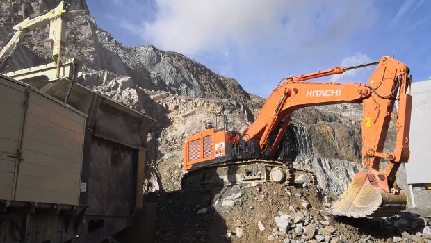 La carrière des Grands Caous explore la piste verte