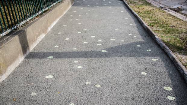 Un revêtement luminescent Cemex posé à L’Haÿ-les-Roses