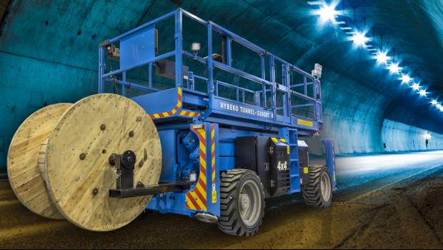 Un ciseau spécial tunnel en Norvège