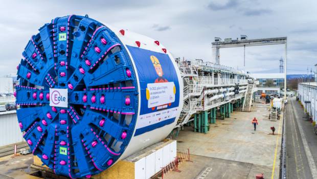 Eole : le tunnelier Virginie entre en action