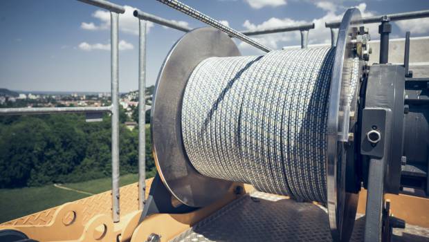 Liebherr Grues à tour achève les tests de ses câbles en fibres
