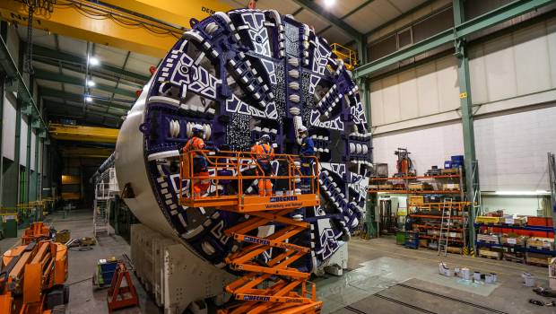 Un tunnelier dans les règles de l’art