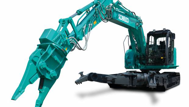 Kobelco lance une petite pelle pour le démantèlement - Construction Cayola
