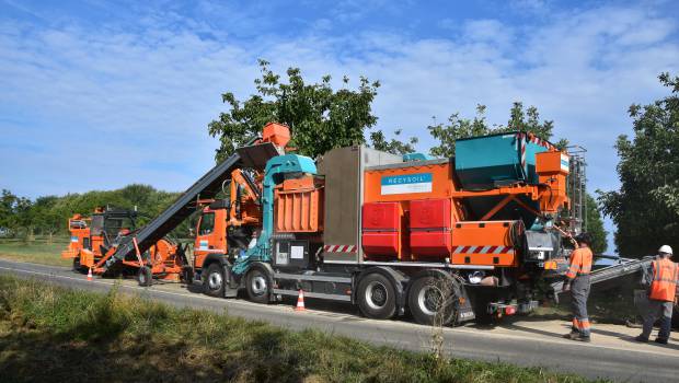 Recysoil de Marais : le déblai devient remblai en microtranchée