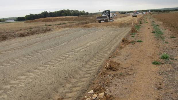 Le nouveau liant routier Ligex Solo de Ciments Calcia appliqué en Picardie