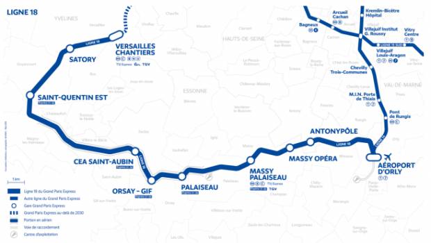 Grand Paris : la ligne 18 sur les rails !