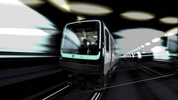 Le train futuriste de la ligne 14 en phase de tests