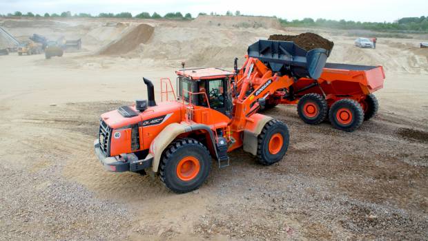 Des chargeuses pour le recyclage chez Doosan