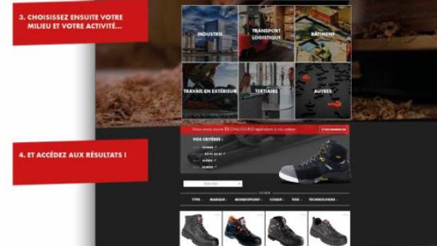 Würth MODYF propose de confectionner ses chaussures de sécurité en ligne