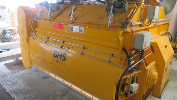 Nouveau malaxeur à béton BHS sur le Grand Paris