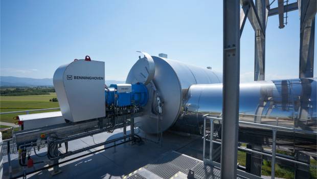 Générateur de gaz chaud pour la centrale d’enrobage TBA de Benninghoven