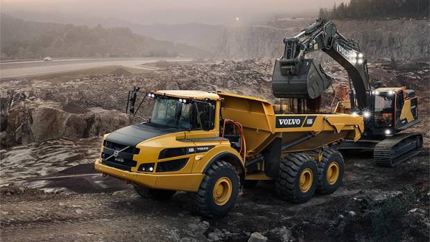 Volvo CE améliore ses tombereaux articulés de série G