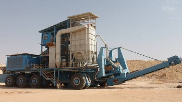 Magna Tyres équipe des concasseurs géants en Arabie Saoudite