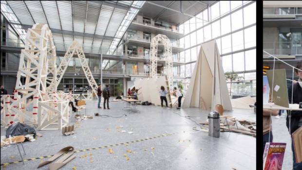 Des structures grandeur nature innovantes à l'Ecole des Ponts ParisTech