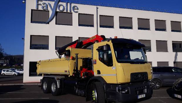 L’entreprise Fayolle acquiert un camion au gaz Renault Trucks