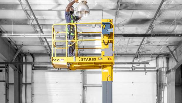 Haulotte complète son offre de mâts verticaux avec le STAR 8S