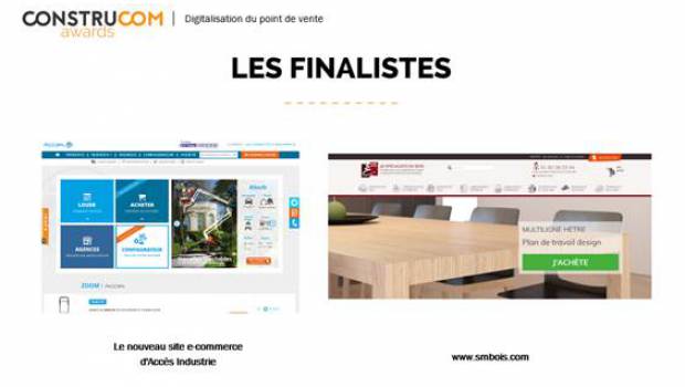 Acces Industrie nominé aux Construcom Awards