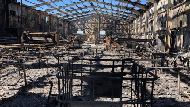 Un bâtiment de production brûle (sans dommages humains) chez Femil