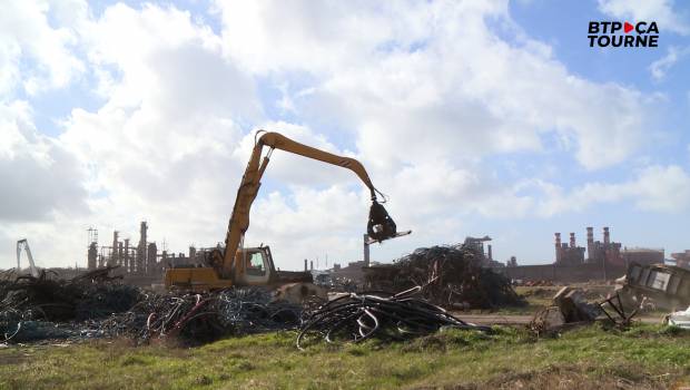 Quel Chantier : À Dunkerque, la déconstruction de l'ancienne raffinerie avance