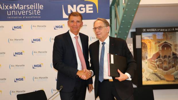 Aix-Marseille Université et NGE signent un partenariat