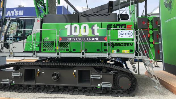 De la grue sur chenilles à tout va chez Sennebogen