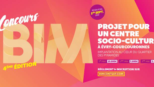 Concours BIM 2019 : les candidats plancheront sur les Pyramides d’Évry-Courcouronnes