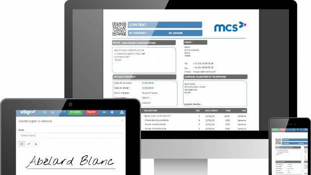 Avec E-Sign, MCS démocratise la signature électronique dans la location