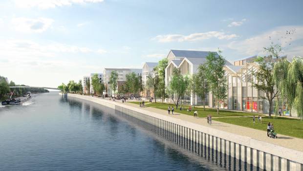 Lille : un nouveau quartier en bord de la Deûle