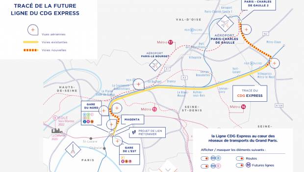 Le report du CDG Express n'impactera pas les JO 2024